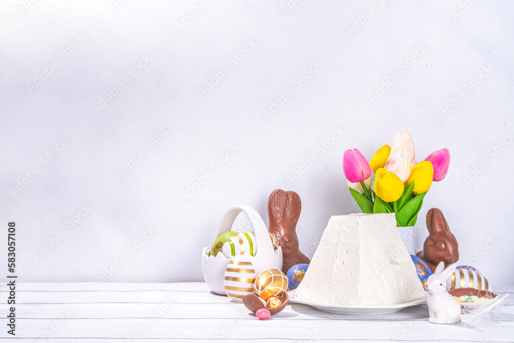 Φωτογραφία Traditional orthodox Easter paskha curd cake