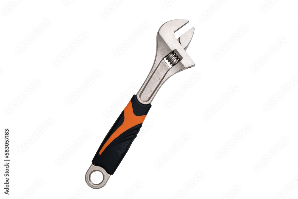 Adjustable metal key, transparent background, insulated. Adjustable metal key, transparent background, insulated.