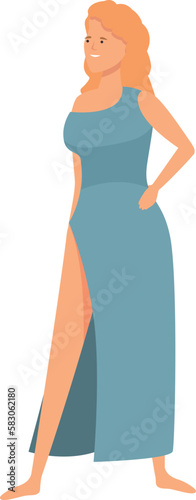 Woman god icon cartoon vector. Greek athena. Ares olympic