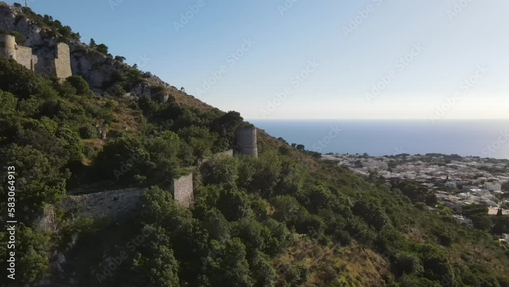 Panorama of the island of Capri. Italy. aerial view on Capri Panorama of the island of Capri. Italy. aerial view on Capri