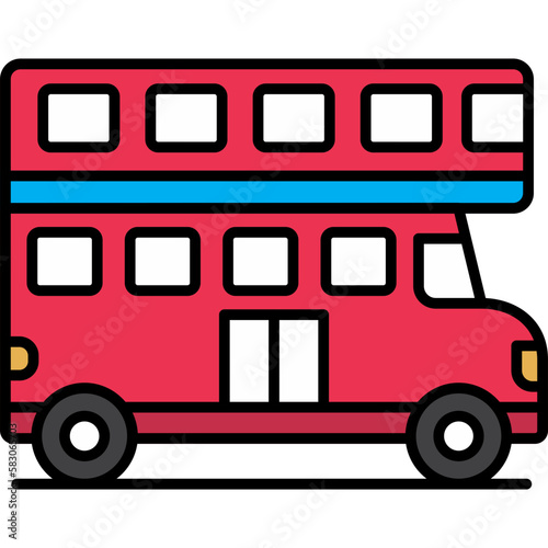 Double Bus Icon