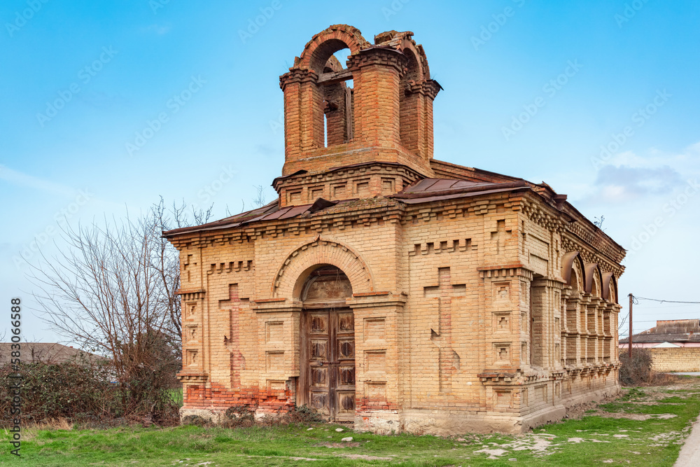 Old church of the Intercession of the Holy Mother of God built in 1897, northern Azerbaijan Quba area