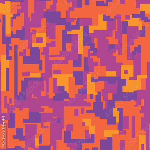 An abstract, geometric seamless pattern