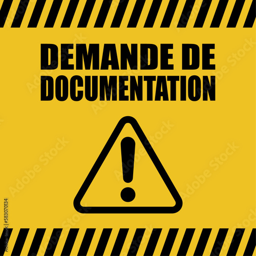 Logo demande de documentation.