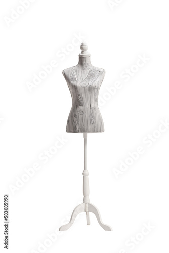 Studio shot of a tailor torso mannequin