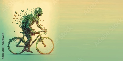 June 3 - World bicycle day, Generative ai © Deep Ai Generation