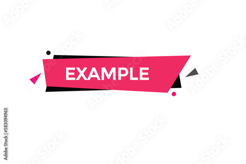 example vectors.sign label bubble speech example   © Mustafiz