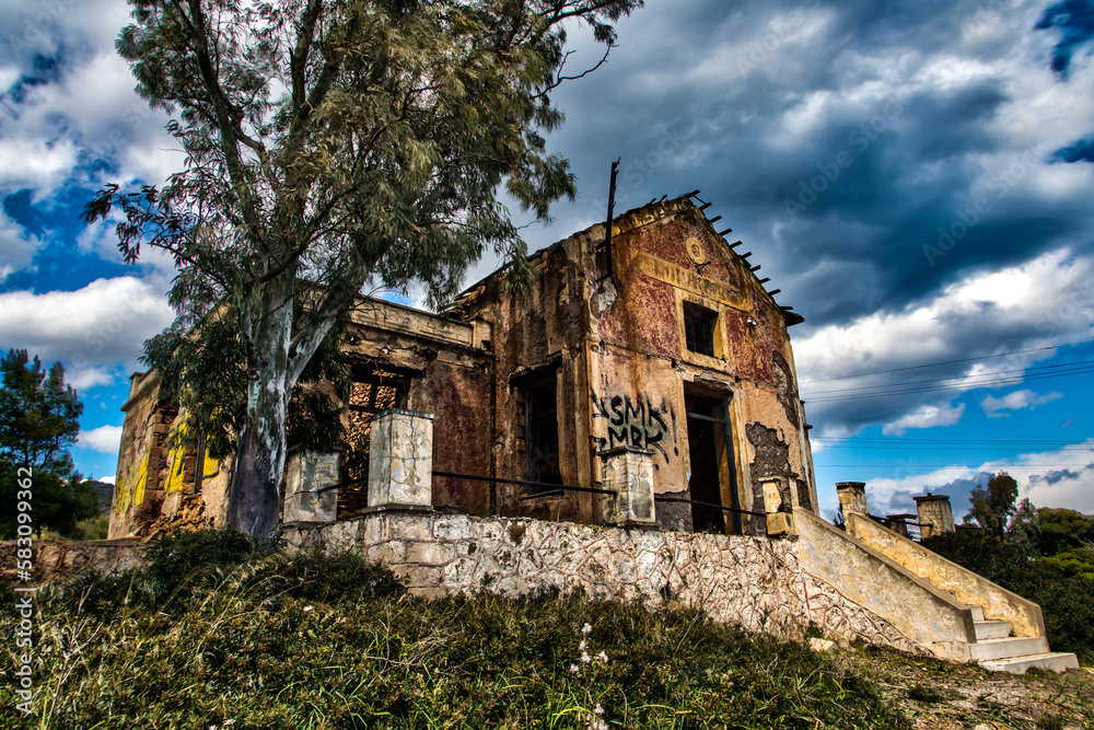 old abandoned house