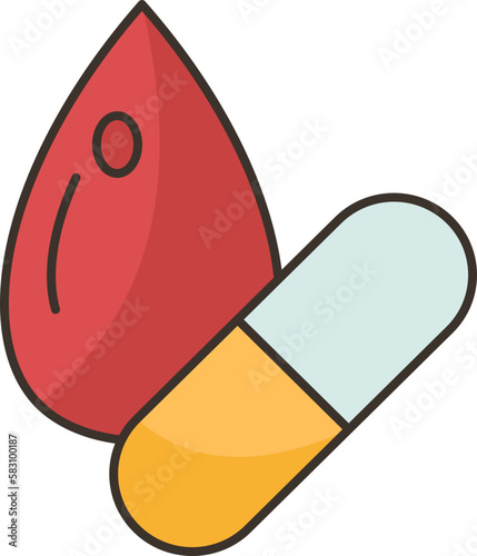 anticoagulant  icon photo