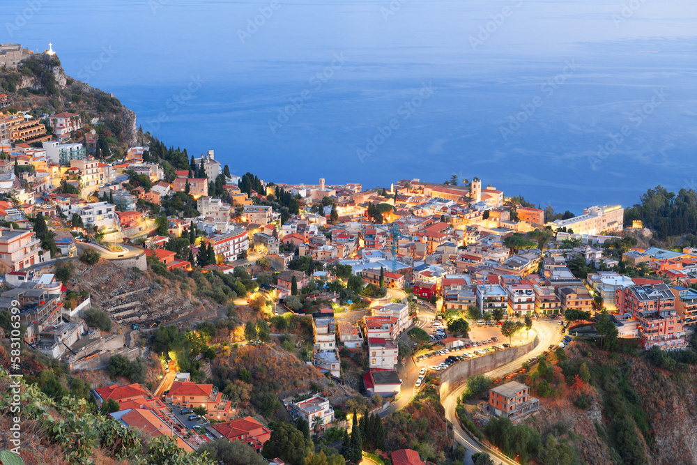 Taormina, Sicily, Italy Historic Townscape