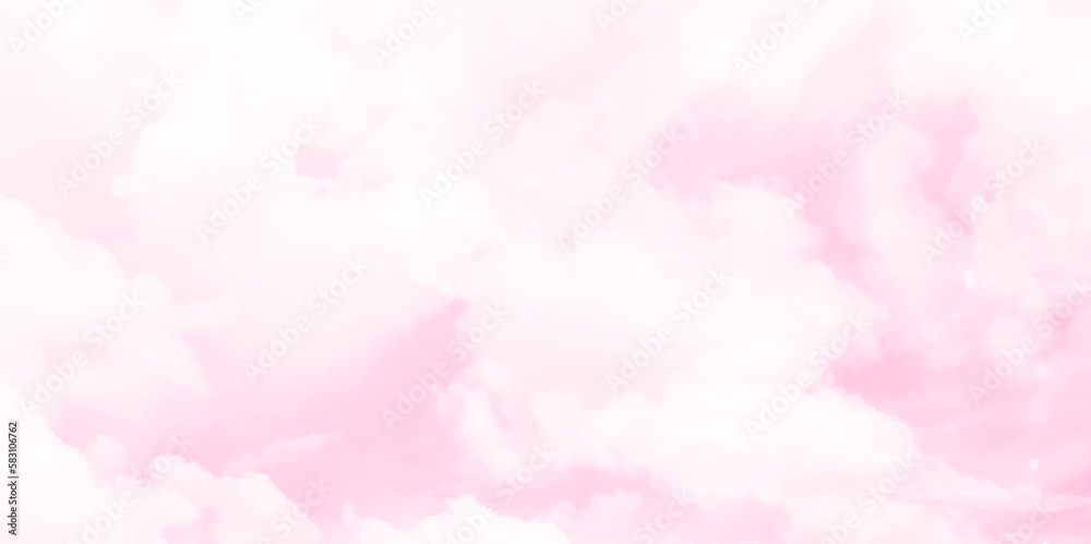 Reddish sky and pink with clouds. Vector design Reddish sky and pink with clouds. Vector design
