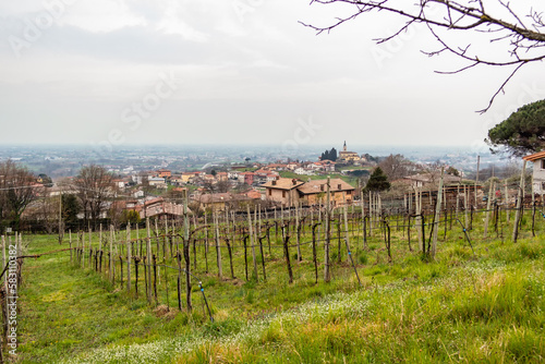 Rural view on the town of Pianezze in Marostica  Vicenza - Italy