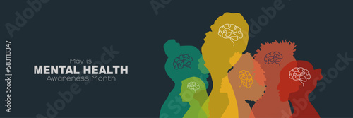May is Mental Health Awareness Month banner.