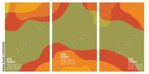 Vector colorful abstract fluid and liquid background modern minimalist