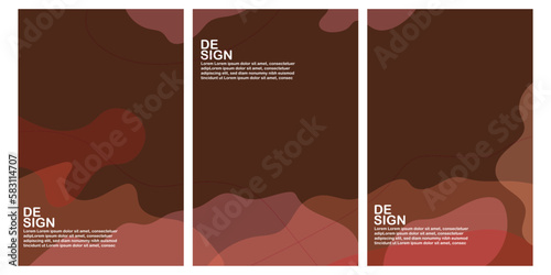 Vector colorful abstract fluid and liquid background modern minimalist