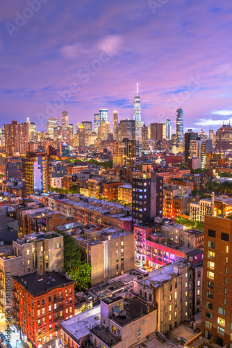 New York, New York, USA Lower Manhattan City Skyline © SeanPavonePhoto