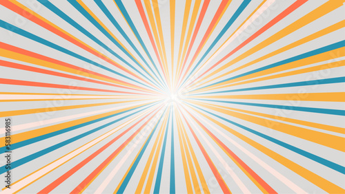 abstract background of colorful star burst