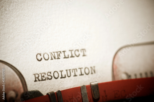 Conflict resolution text