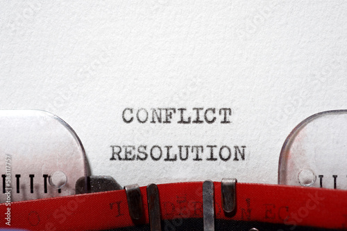 Conflict resolution text