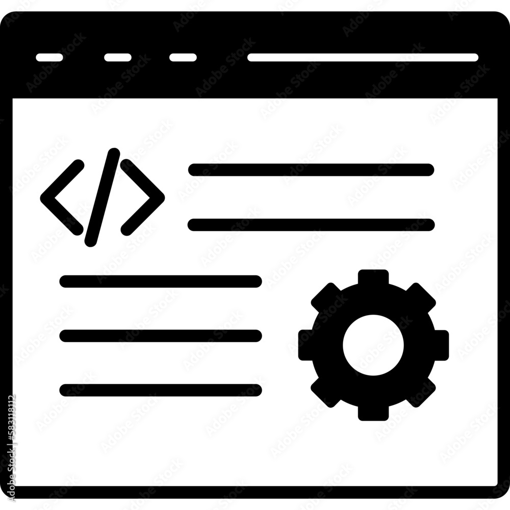 Coding Vector Icon
Coding Vector Icon