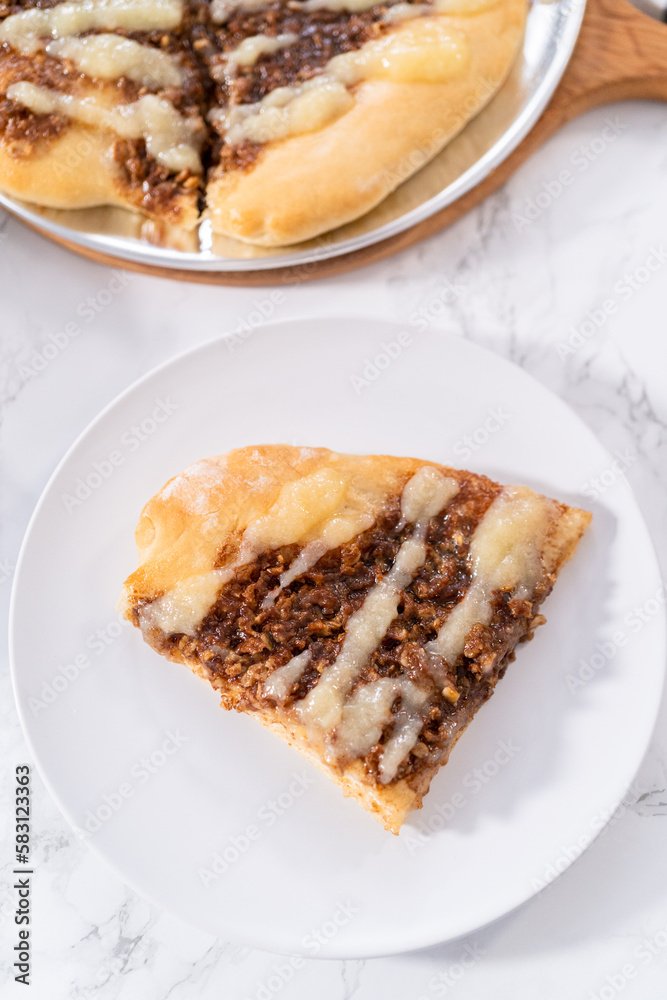 Cinnamon Dessert Pizza Cinnamon Dessert Pizza