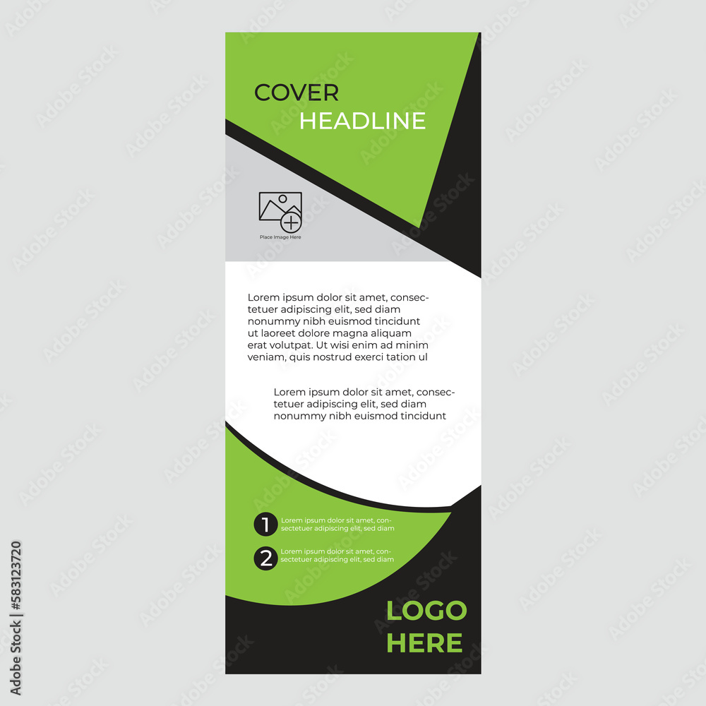 Business Roll-Up Standee Design Template Business Roll-Up Standee Design Template