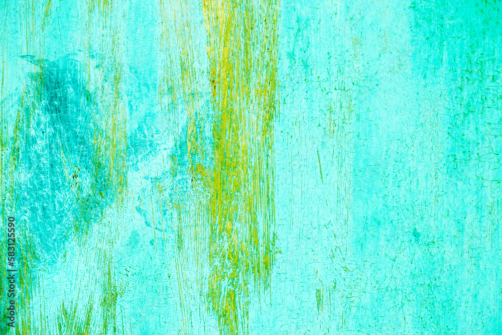 Rusty metal abstract background. Texture of an old green and yellow grunge metal plate. Rusty metal abstract background. Texture of an old green and yellow grunge metal plate.
