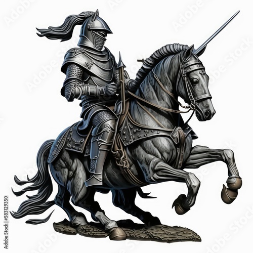 knight on horseback
