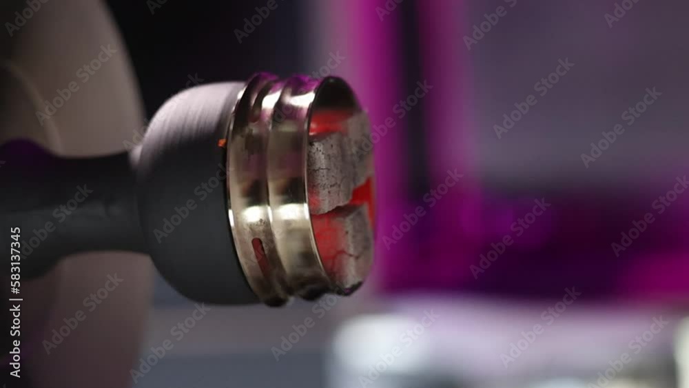 Hookah Shisha Slow Motion Vertical