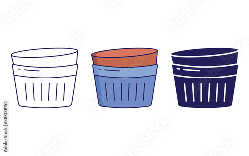 Souffle vector icon