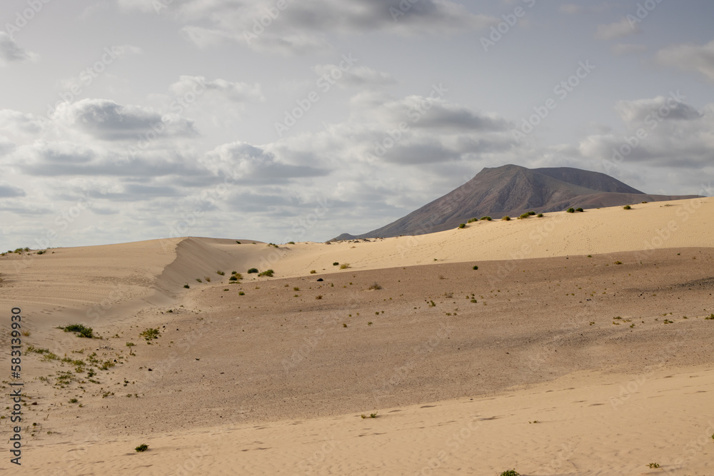 Desert and mountail, Corralejo, Fuerteventura
