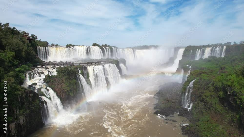 Cataratas del Iguazú Maravilla del mundo vistas desde un Drone Cataratas del Iguazú Maravilla del mundo vistas desde un Drone