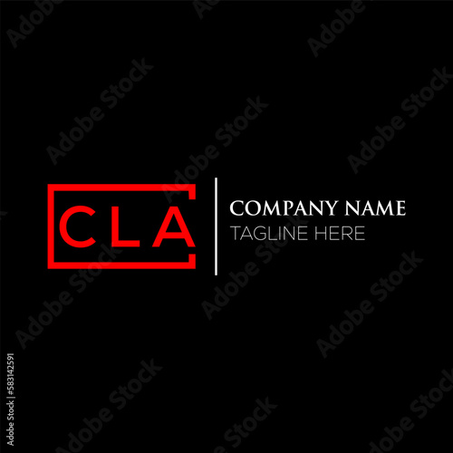 CLA letter logo design on black background. CLA creative initials letter logo concept. CLA letter design. CLA letter design on black background. CLA logo vector.
