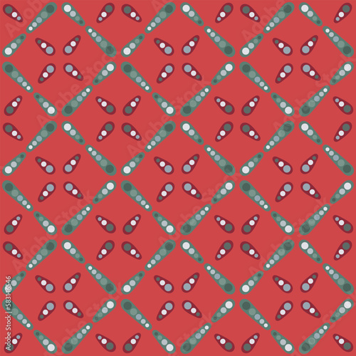 Spotted seamless pattern for decorating any surfaces or things. Timeless abstract ornament.