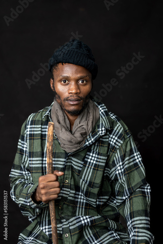 A Modern Black Township male from South Africa