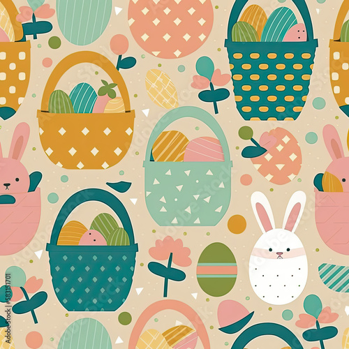 easter egg, easter bunny, holiday, bunny, easter basket