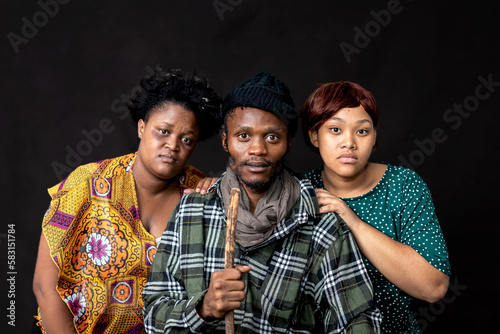 Three Diverse people all from South Africa's Rainbow Nation