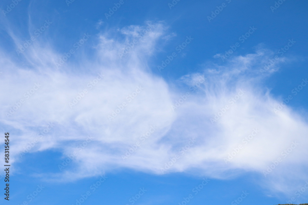 A Beautiful Ashy White Cloud with A Bright Blue Sky A Beautiful Ashy White Cloud with A Bright Blue Sky