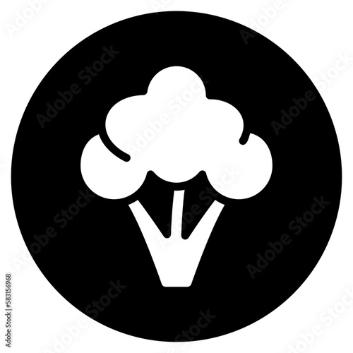 broccoli glyph icon