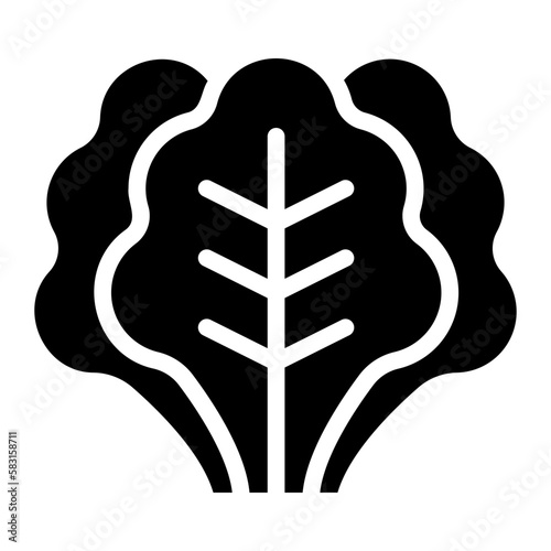 kale glyph icon