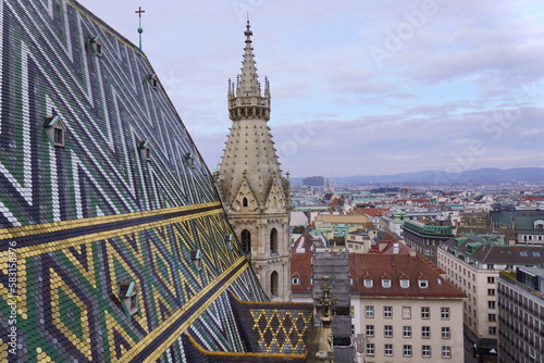 Panorámica de Viena desde la catedral de San Esteban photo
