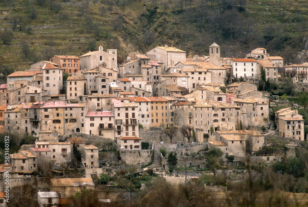Vieux village, Valdeblore, 06, Alpes Maritimes, France