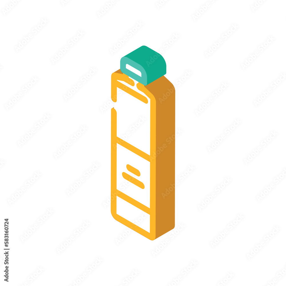 drink water plastic bottle isometric icon vector illustration drink water plastic bottle isometric icon vector illustration