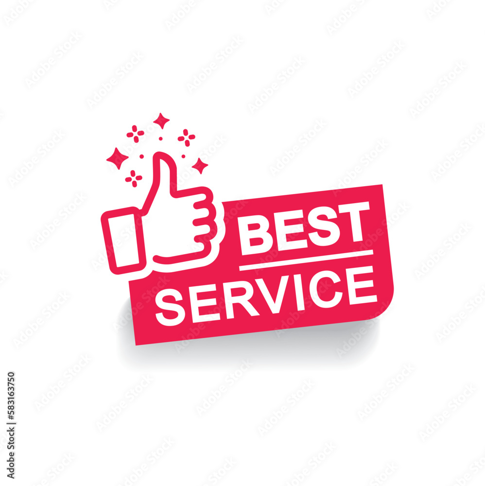 Best service label, sign for banner - promotion vector,illustration. Best service label, sign for banner - promotion vector,illustration.