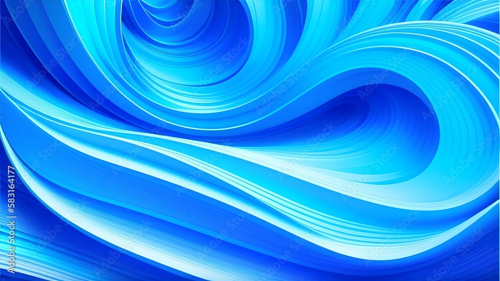 Abstract wavy background, generative AI Abstract wavy background, generative AI