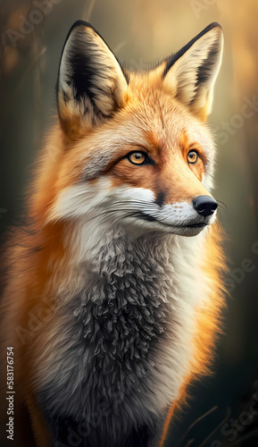 fox. Generative AI © simpledesign79