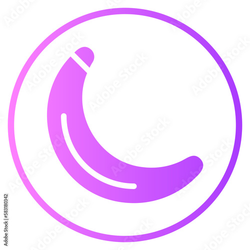 banana gradient icon