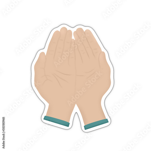 hands are praying