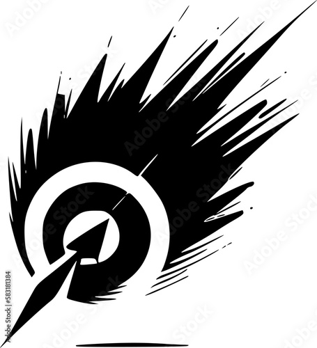 Dart | Minimalist and Simple Silhouette - Vector illustration