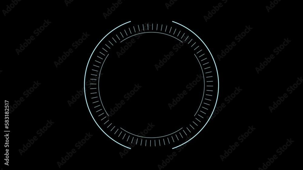 Animated circle hud element. Circle animation Animated circle hud element. Circle animation